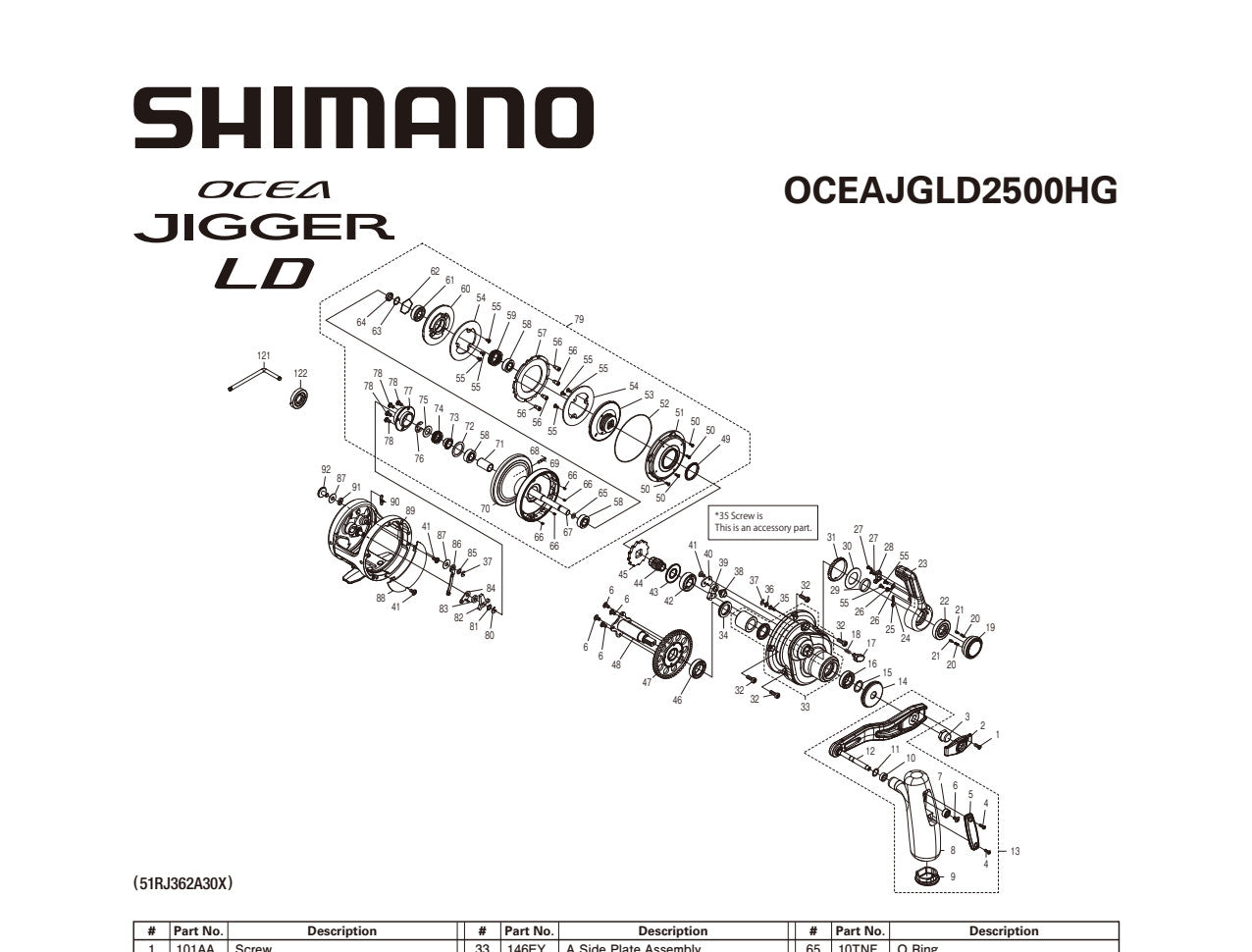 OCEA JIGGER LD 2500 HG – Shimano Canada Fishing