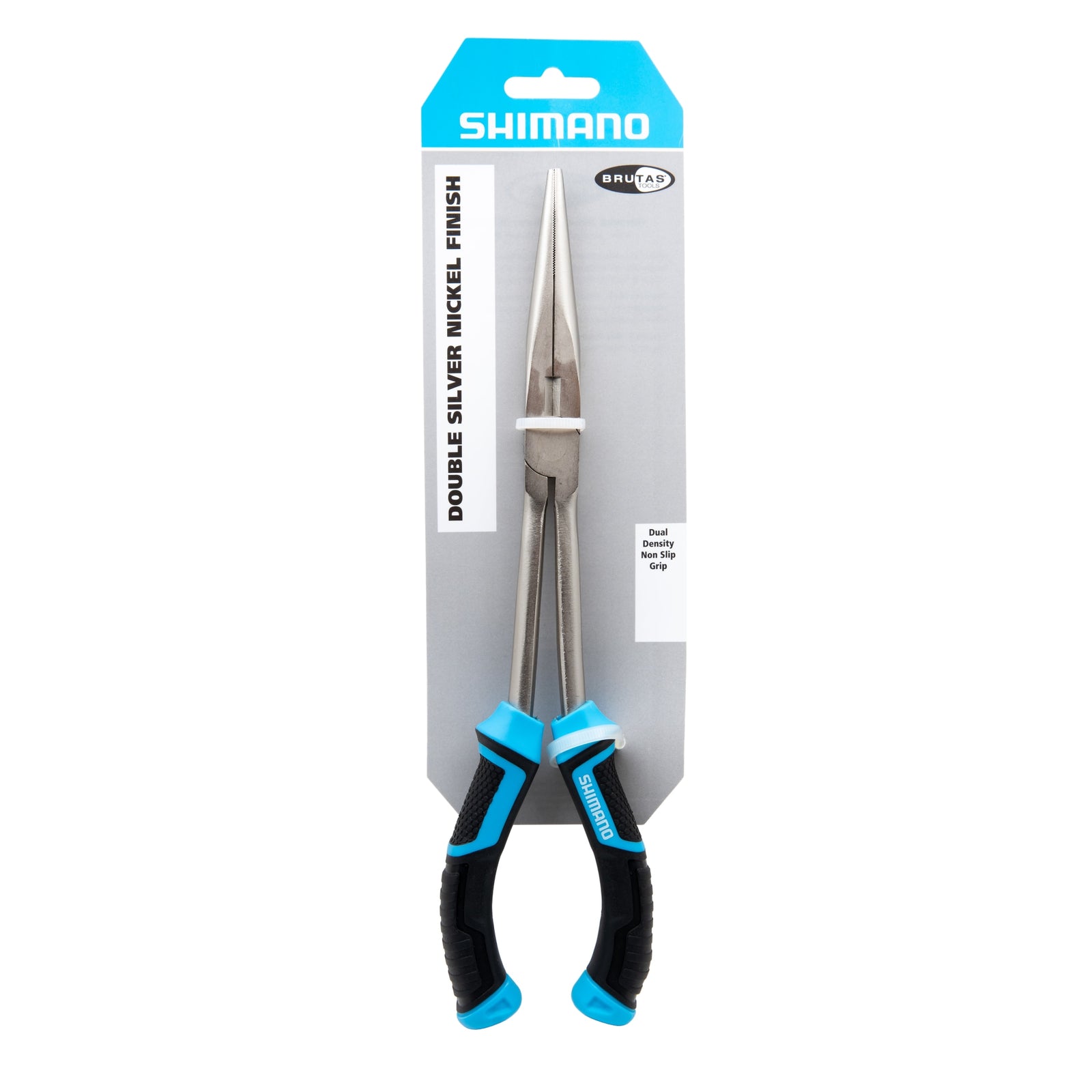 image of product BRUTAS SILVER NICKEL LONG NOSE PLIERS