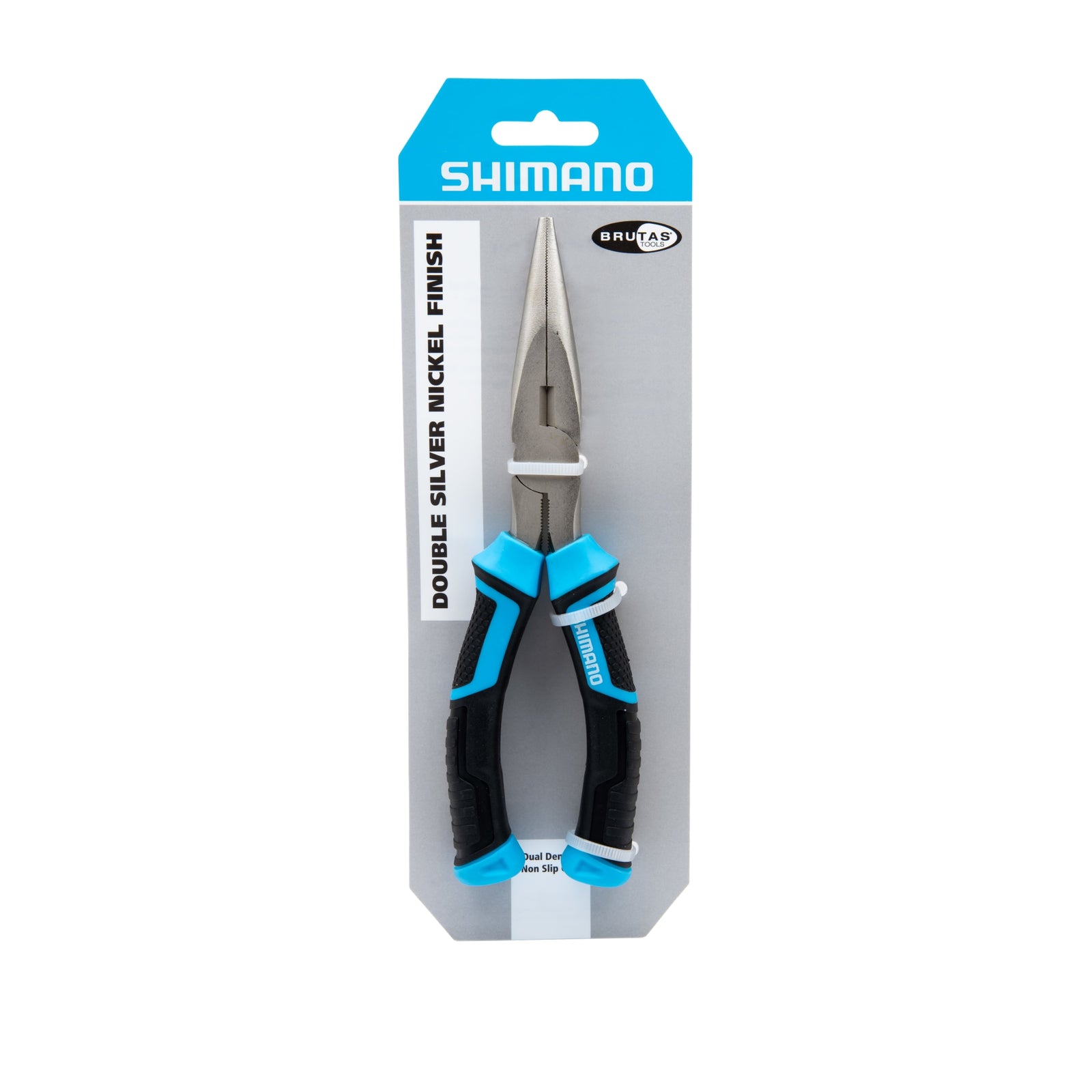 image of product BRUTAS SILVER NICKEL LONG NOSE PLIERS